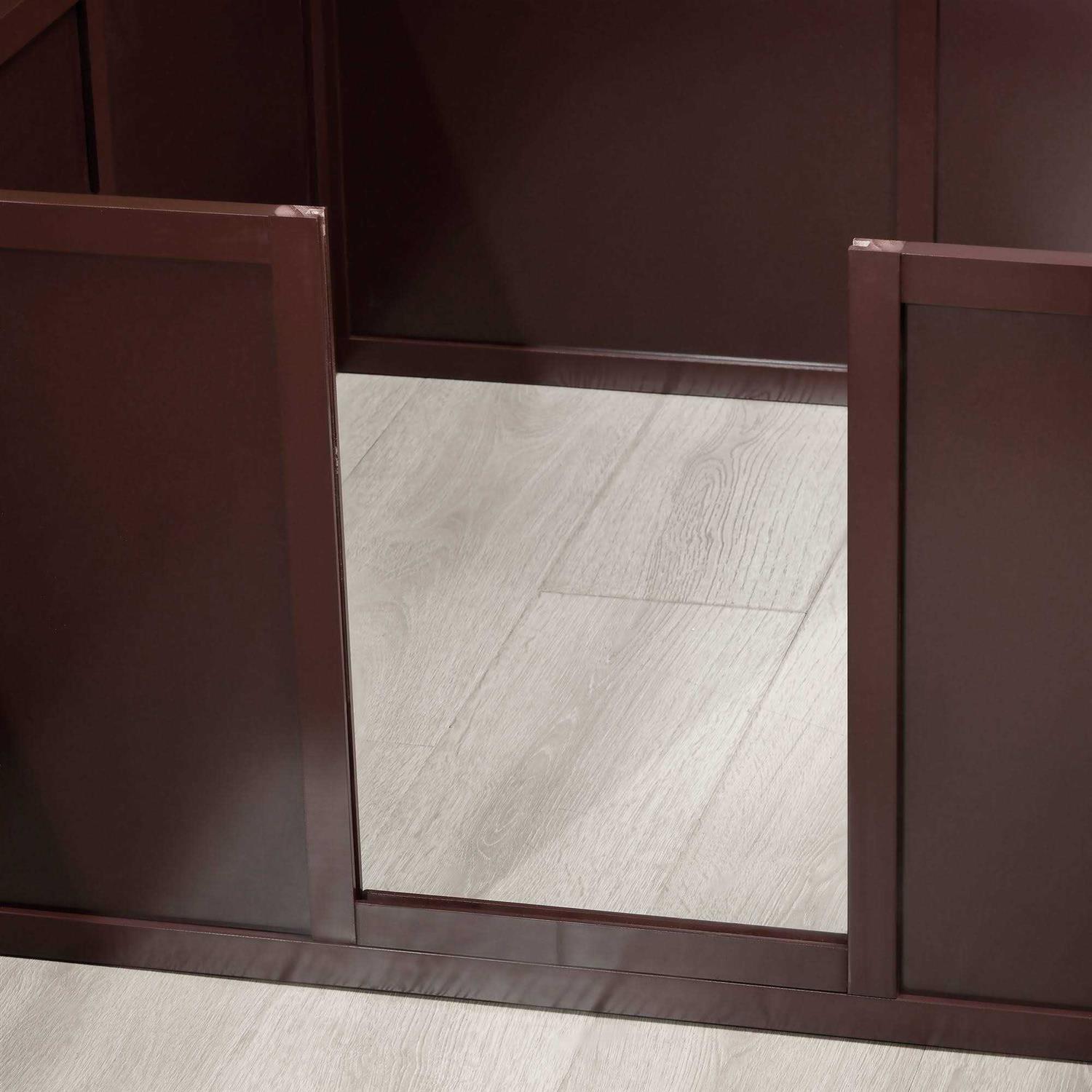 Alternative view of Pawhut 81 x 40 Whelping Box for Dogs Built for Mother's Comfort