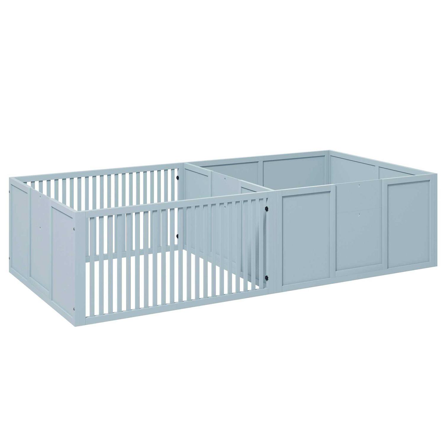Pawhut 81 x 40 Whelping Box for Dogs Built for Mother's Comfort