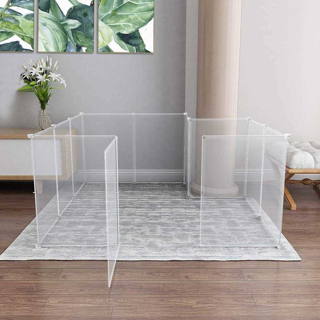 ALLISANDRO Small Pet Playpen Animal cage for Indoor Outdoor Use