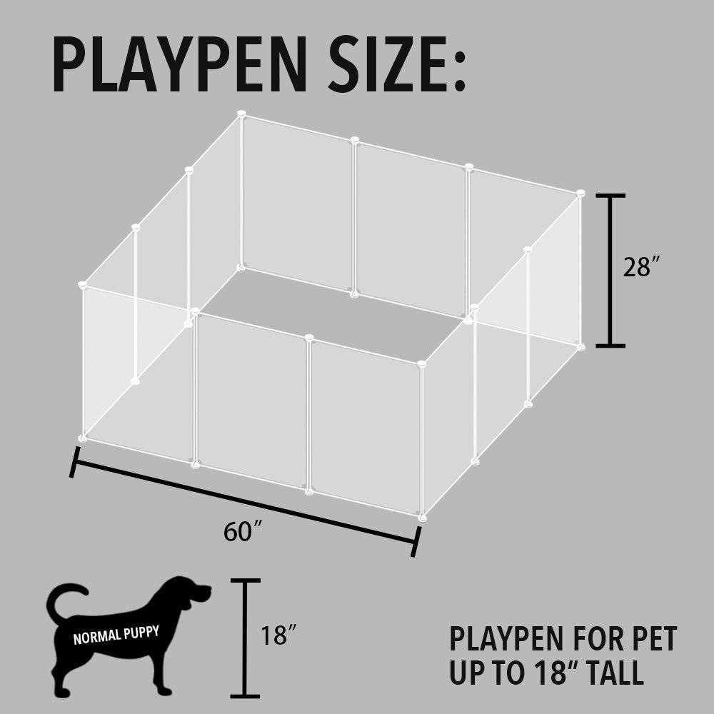 Alternative view of ALLISANDRO Small Pet Playpen Animal cage for Indoor Outdoor Use