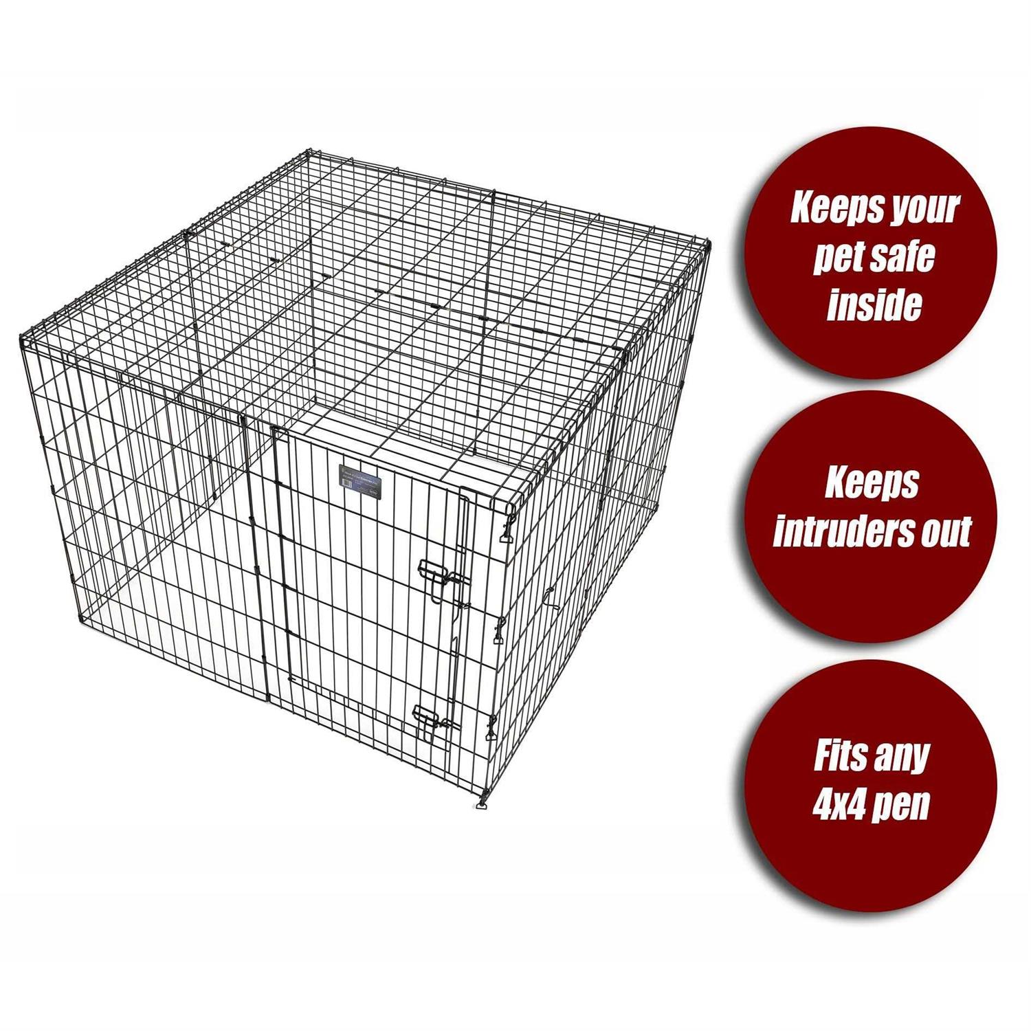 Alternative view of Midwest Homes for Pets Exercise Pen Wire Mesh Top
