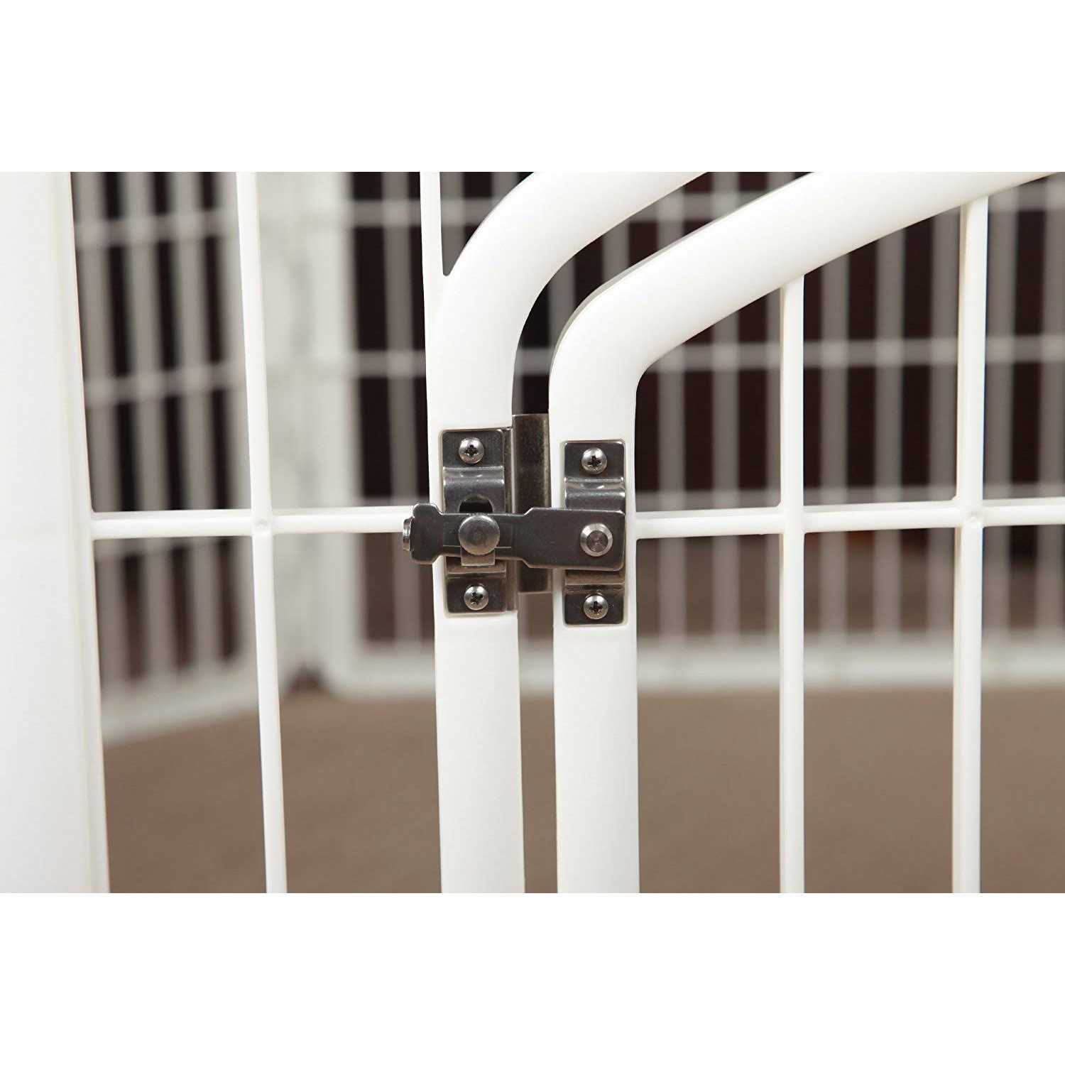 Alternative view of Iris Exercise 8-Panel Pet Playpen with Door