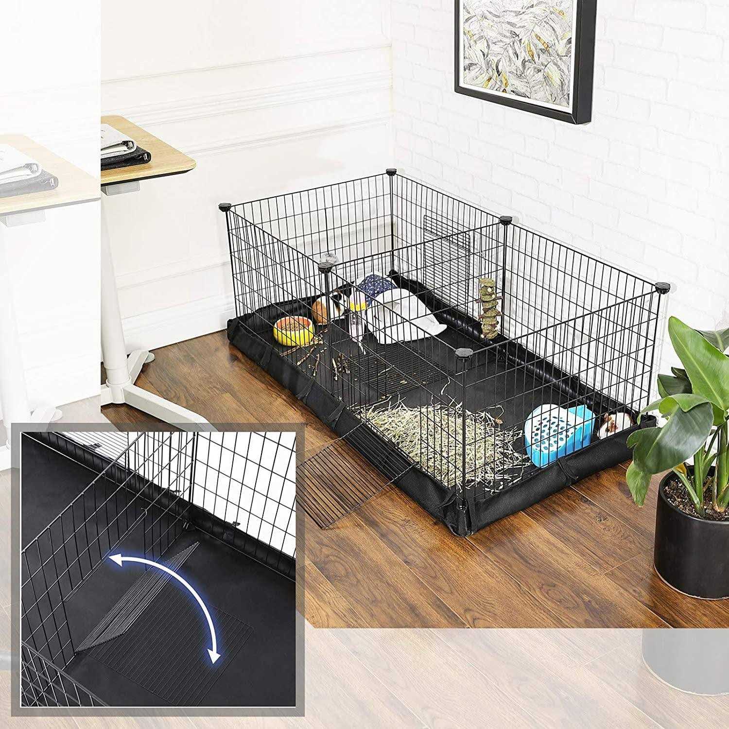 Alternative view of SONGMICS Pet Playpen with Divider Panel