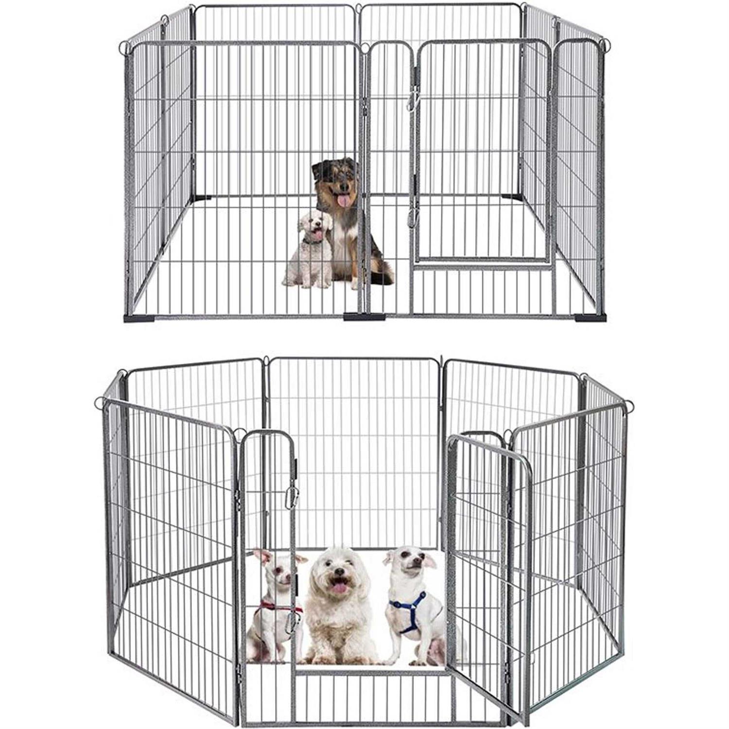 Alternative view of Aivituvin Exercise Outdoor & Indoor Portable Dog Playpen AIR