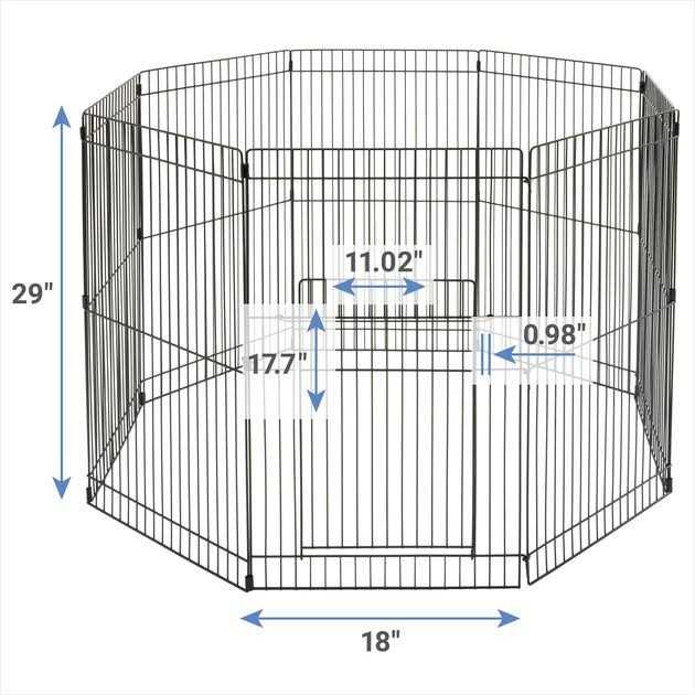 Alternative view of Frisco Wire Small Pet Playpen with Door
