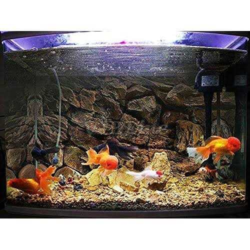 Alternative view of VIP.LINE Rock Wall Aquarium Background Poster PVc Fish Tank Decor Landscape 24 36 48 72