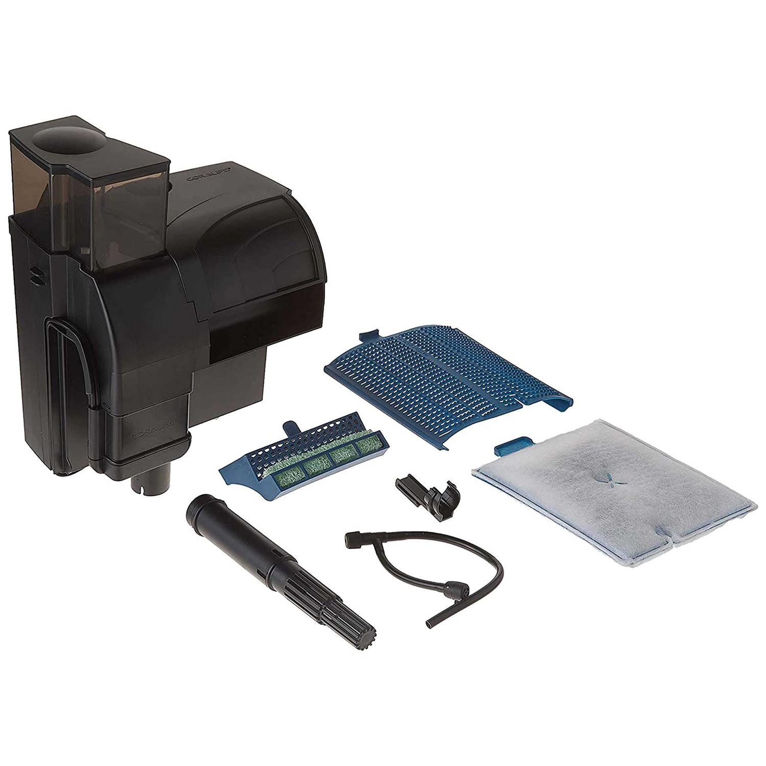Alternative view of Coralife Marine Filter with Protein Skimmer