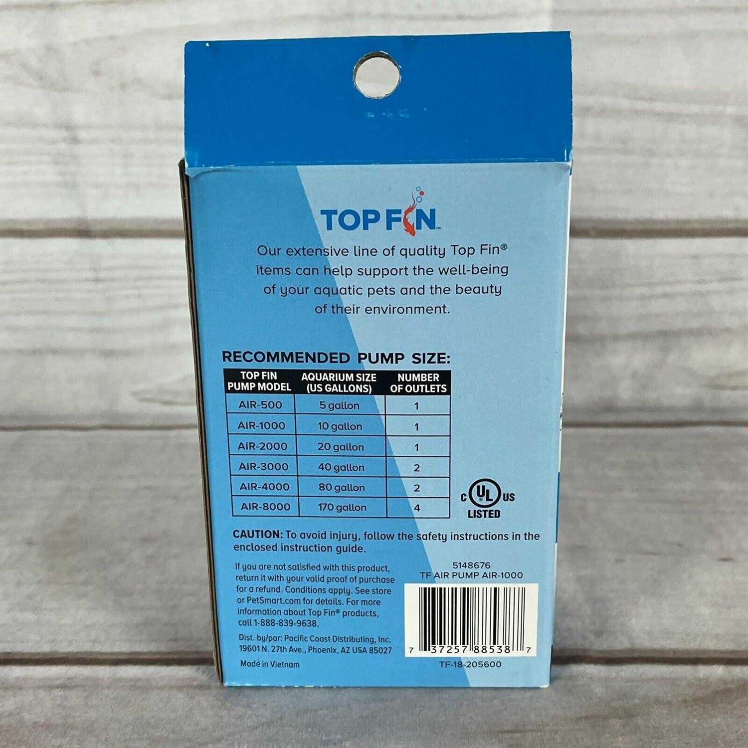 Alternative view of Top Fin Aquarium Tank Air Pump