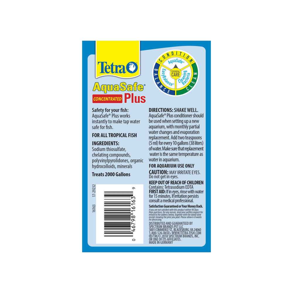 Alternative view of Tetra AquaSafe Plus Water Conditioner