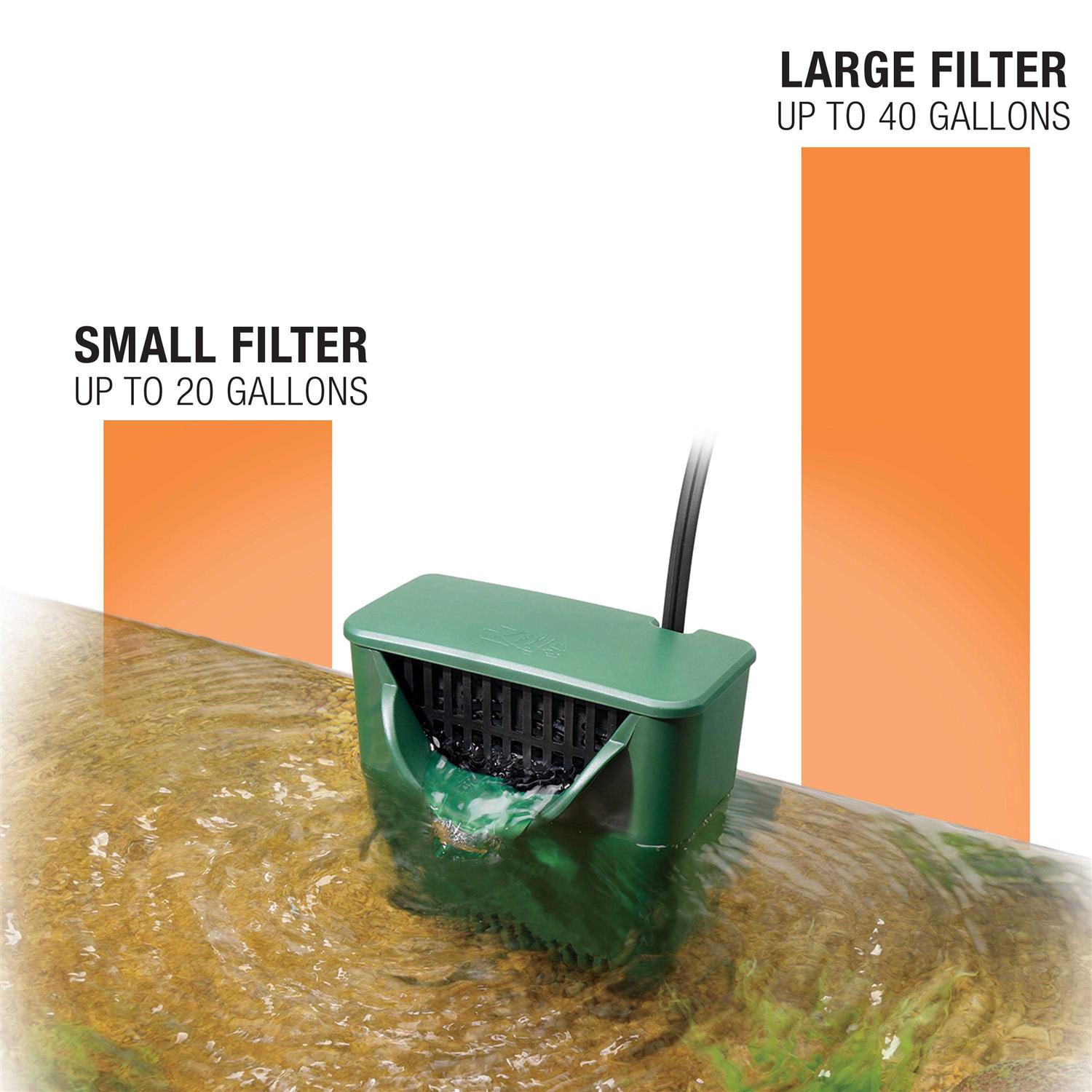 Alternative view of Zilla Aquatic Reptile Internal Filter