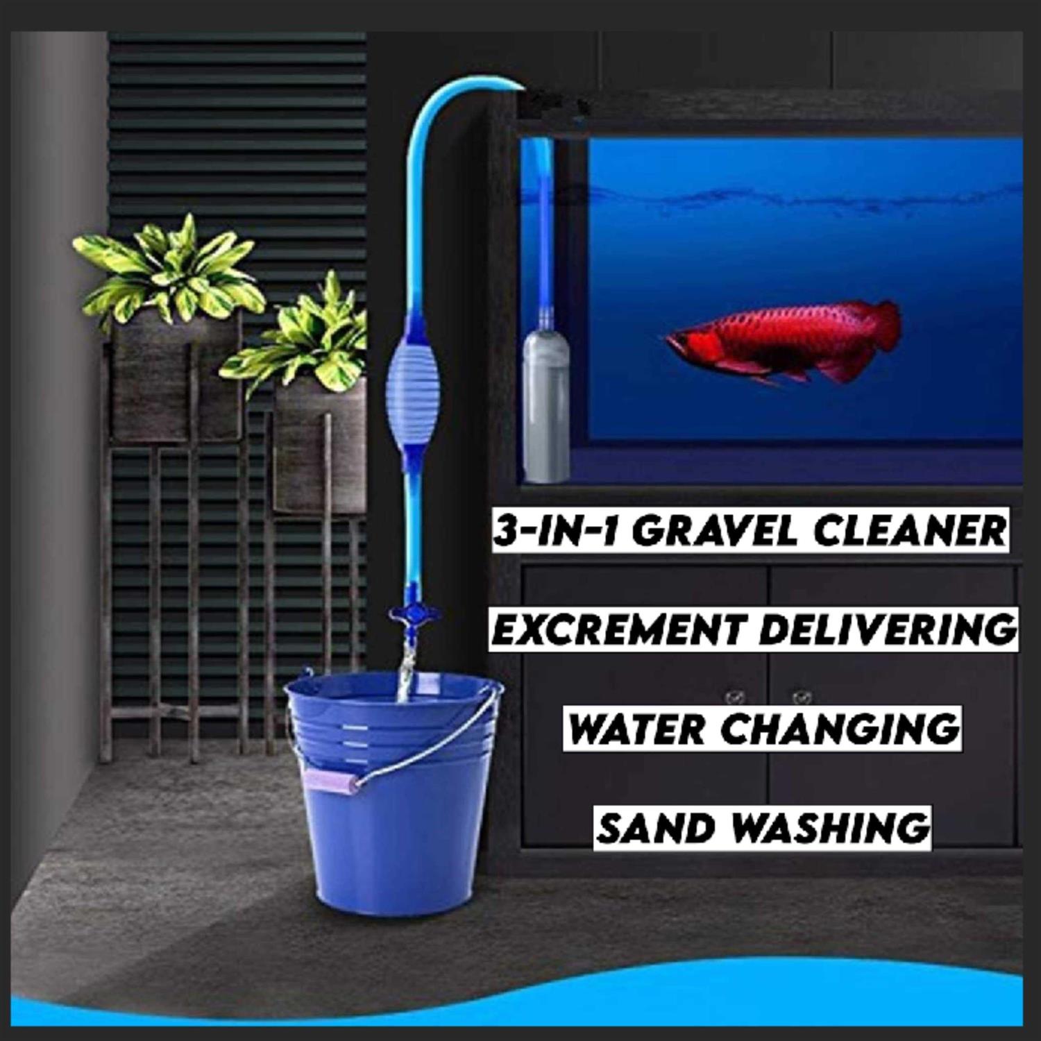 Alternative view of LL Products Gravel Vacuum for Aquarium Fish Tank Gravel Vacuum Cleaner