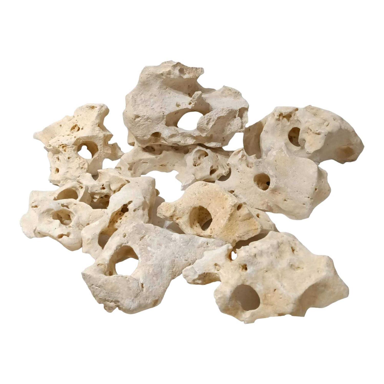 Texas Holey Rock Aquarium Decor for Fish and Aquatic Pets to Swim and Hide