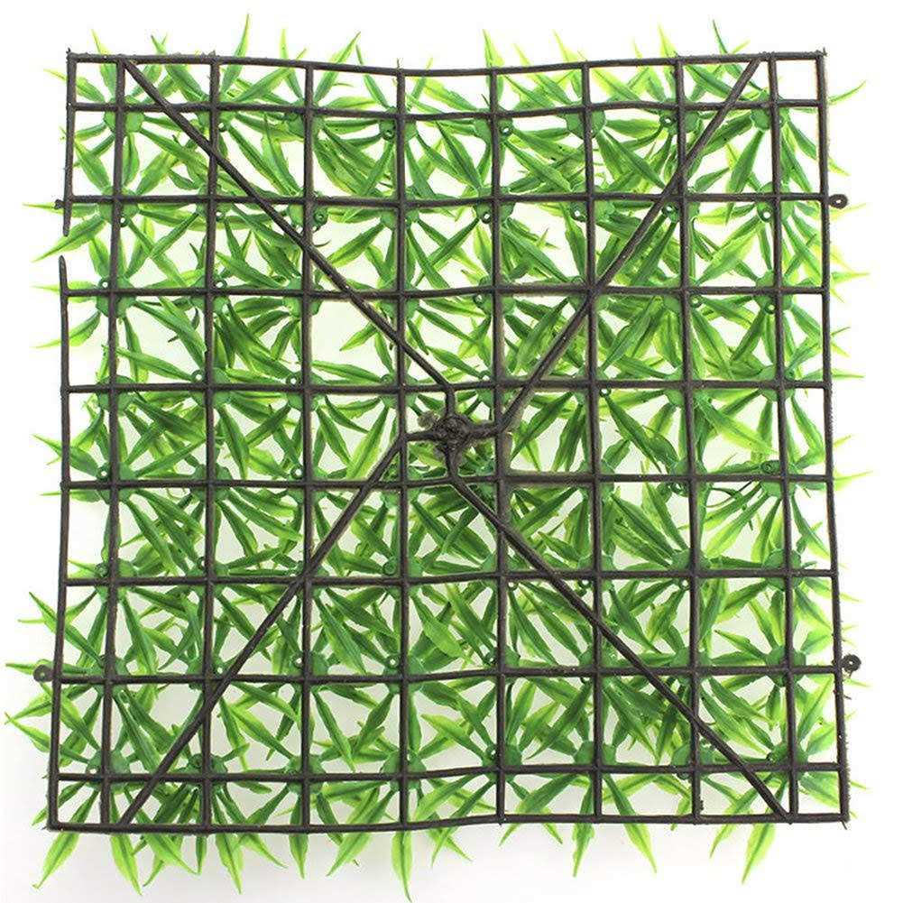 Alternative view of Saycker Aquarium Grass Mat,Fake Artificial Aquarium Grass Ornament Turf Aquatic Grass Lawn,Fish Tank Grass Landscape Decoration,25cm x 25cm