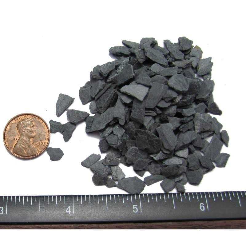 Alternative view of Small World Slate & Stone Natural Slate Stone 1/8 to 1/4 inch Slate Gravel