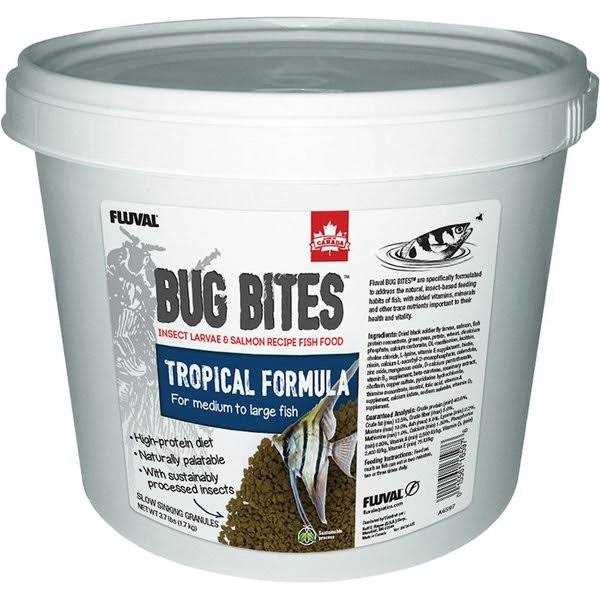 Alternative view of Fluval Bug Bites Cichlid Fish Food Medium Sized Fish