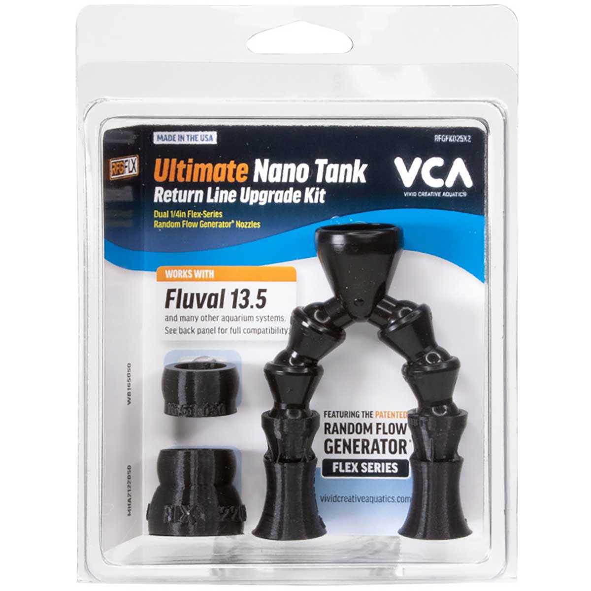 Vivid Creative Aquatics VCA Flex Series Ultimate Nano Tank Return Line Upgrade Kit
