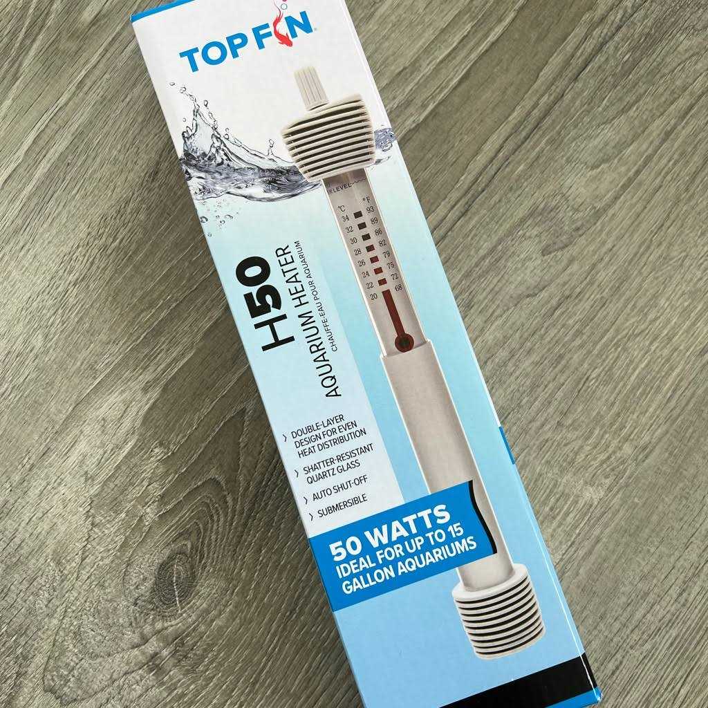 Alternative view of Top Fin Submersible Aquarium Tank Heater