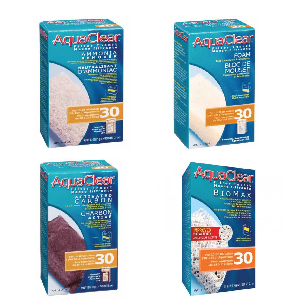 Alternative view of Aquaclear 30 Biomax Filter Insert