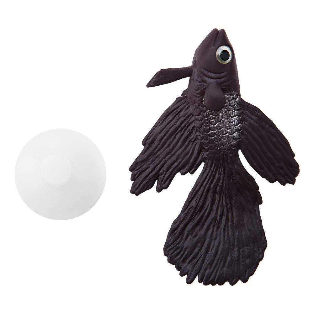 Alternative view of petpetssmart Aquarium Swimming Fish Silicone Artificial Funny Fish Ornament Lifelike Fake Fish for Fish Tank