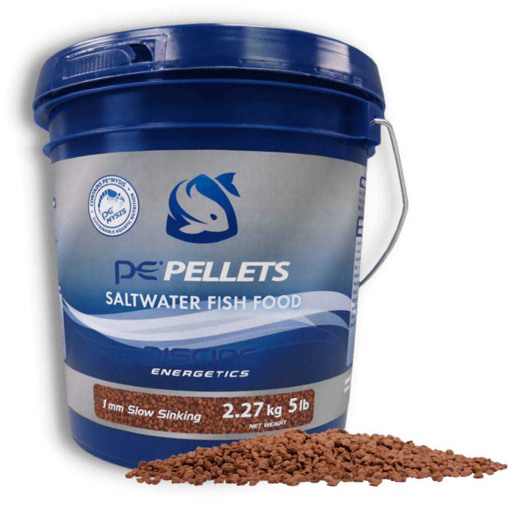 Alternative view of Piscine Energetics PE Pellets Saltwater Fish Food