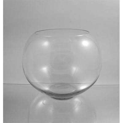 Alternative view of 10 Bubble Bowl Glass Vase Clear
