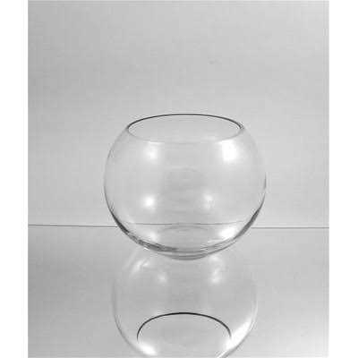 Alternative view of 10 Bubble Bowl Glass Vase Clear