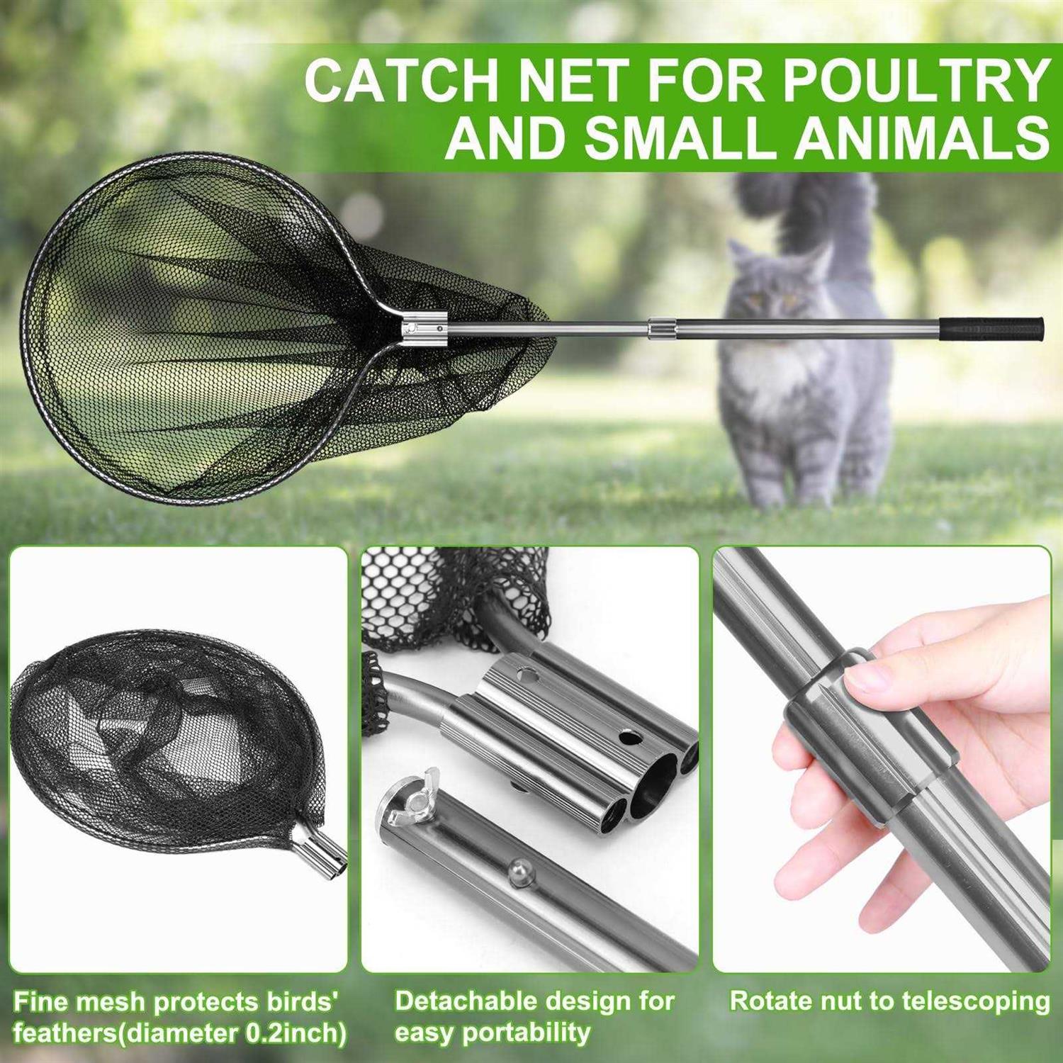 Alternative view of Dayimado Catch Net, Small Animal Catcher Net for Chicken, Duck, Goose, Fish, Cat, Bird and Others