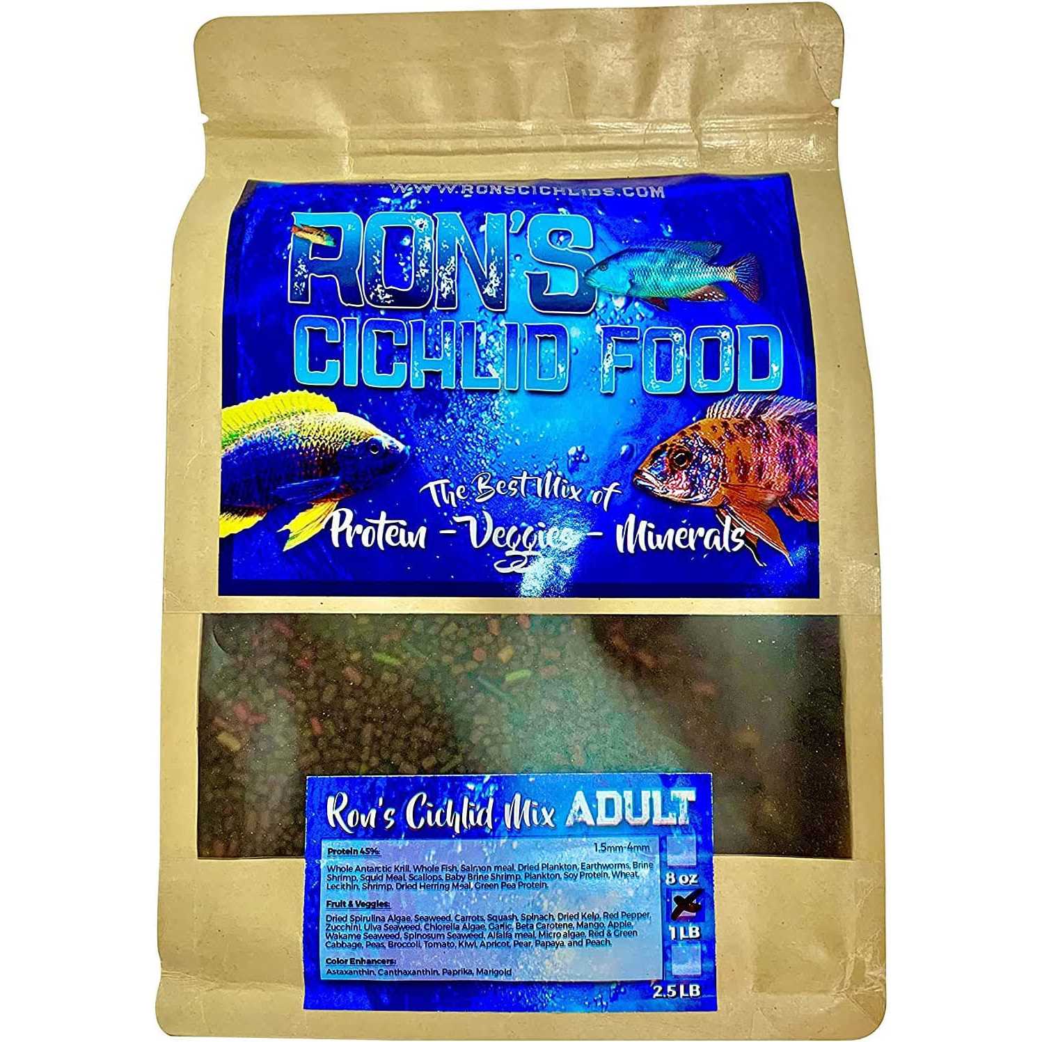 Alternative view of RONS CICHLIDS Rons cichlid Fish Food for African cichlids Tetras Other Tropical Fish