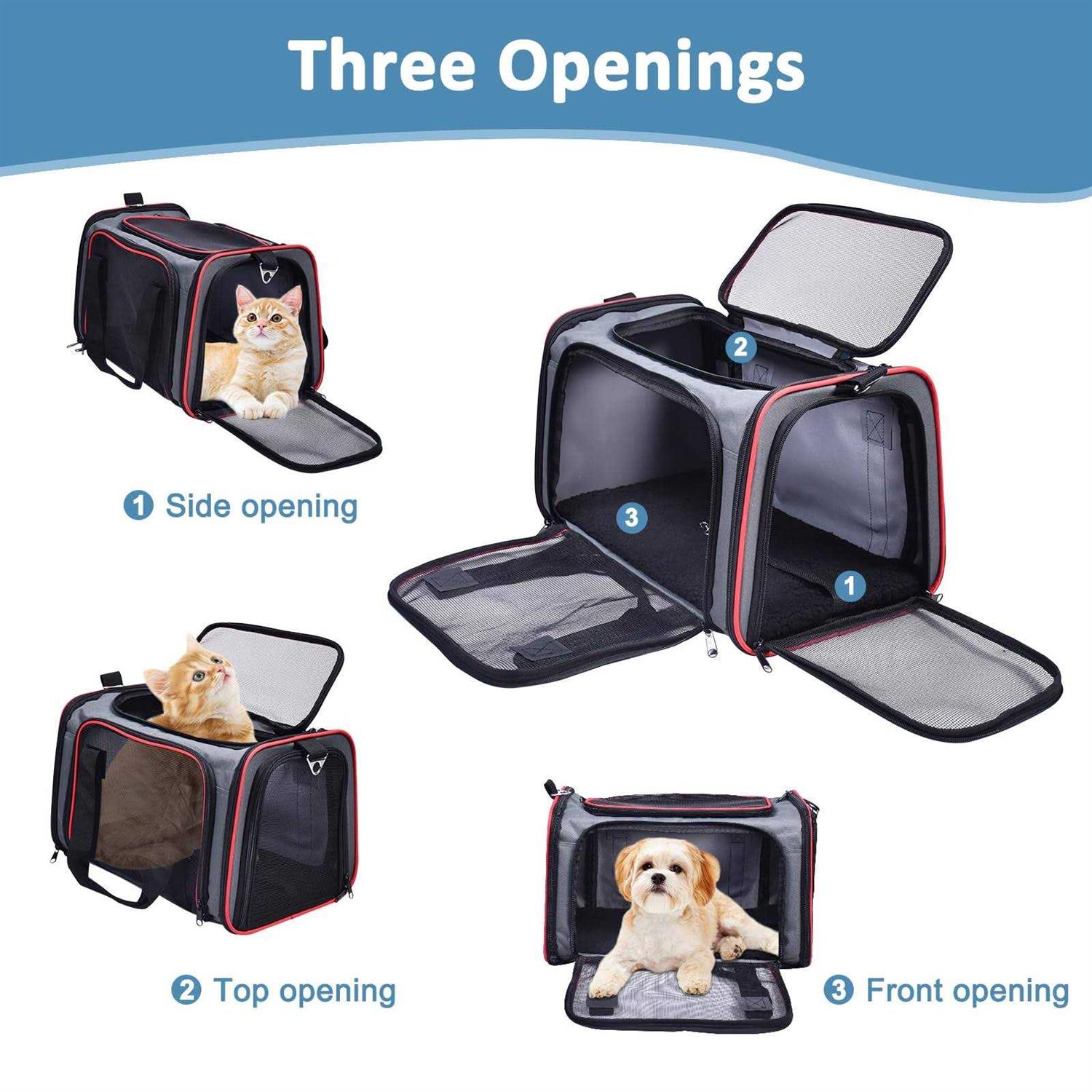 Alternative view of Goopaws Soft-Sided Pet Carrier
