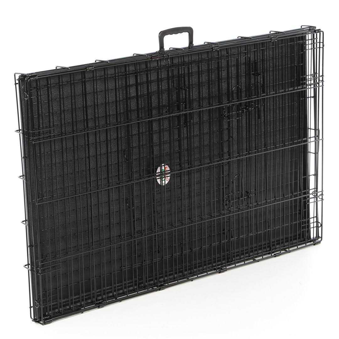 Alternative view of Go Pet Club 2-Door Metal Dog Crate with Divider