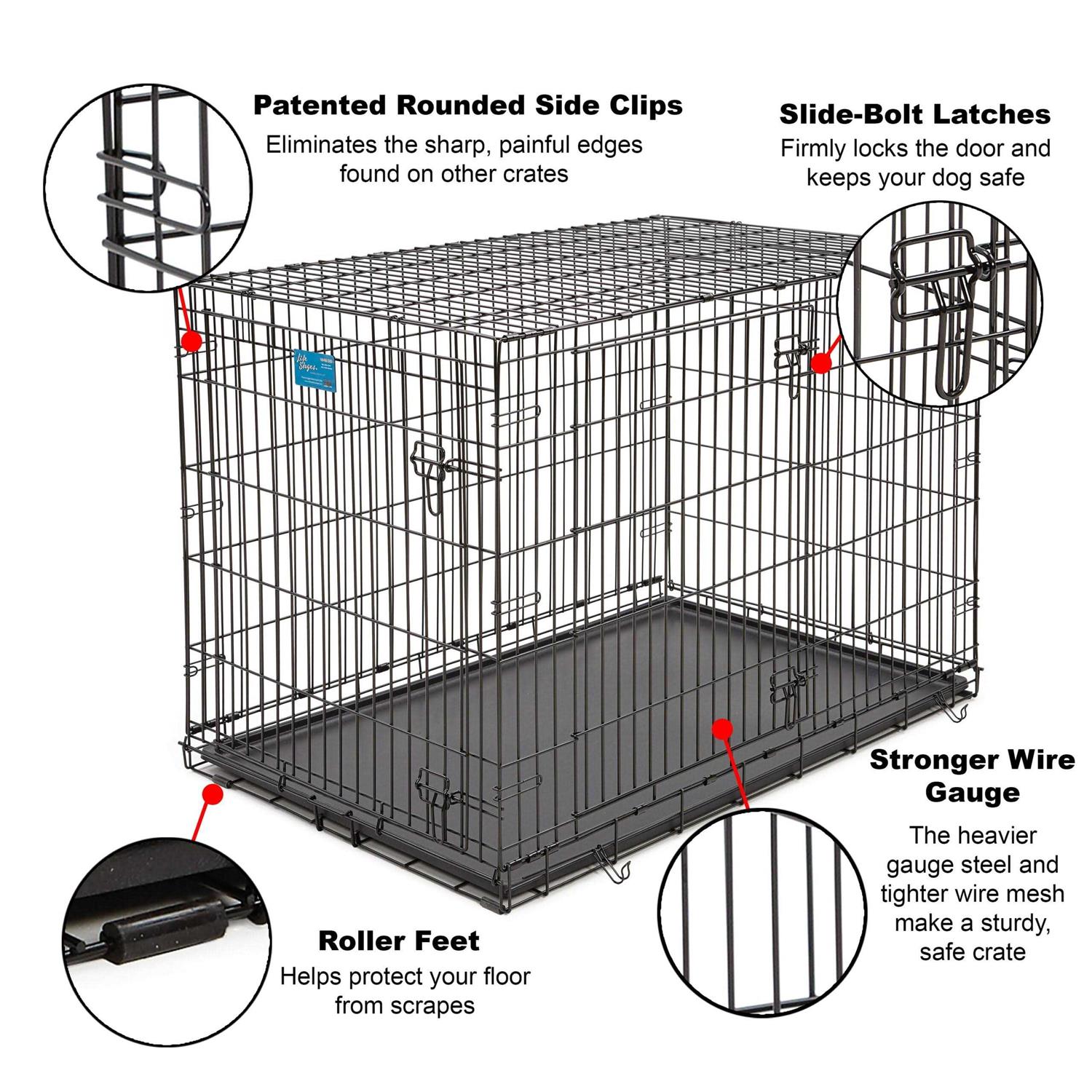 Alternative view of Midwest Life Stages Double Door Dog Crate