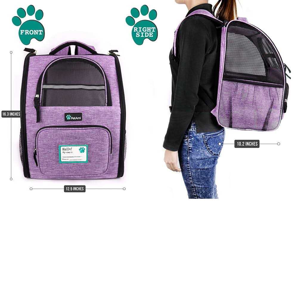 Alternative view of Petami Deluxe Pet Carrier Backpack for Small Cats and Dogs