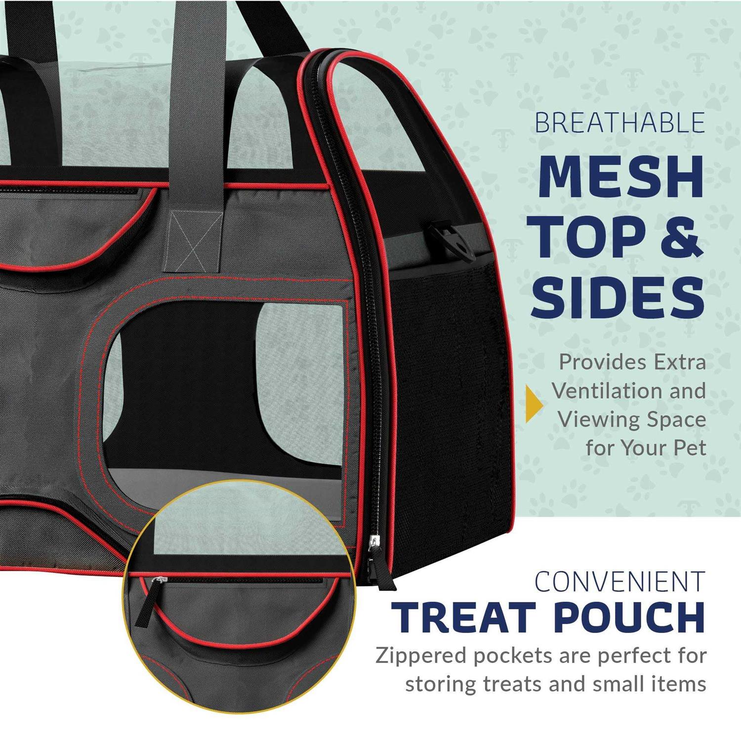 Alternative view of Katziela Luxury Rider Pro Pet Carrier with Removable Wheels and Double Telescopic Handle