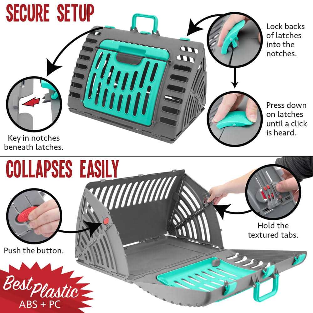 Alternative view of Sport Pet SportPet Designs X-Large Foldable Travel Cat Carrier