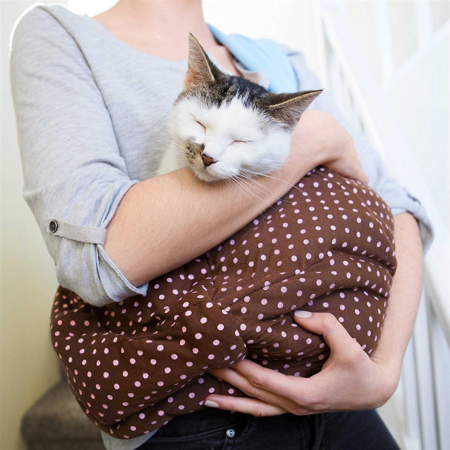 Alternative view of Iprimio Dog and Cat Sling Carrier Hands Free Reversible Pet Papoose Bag