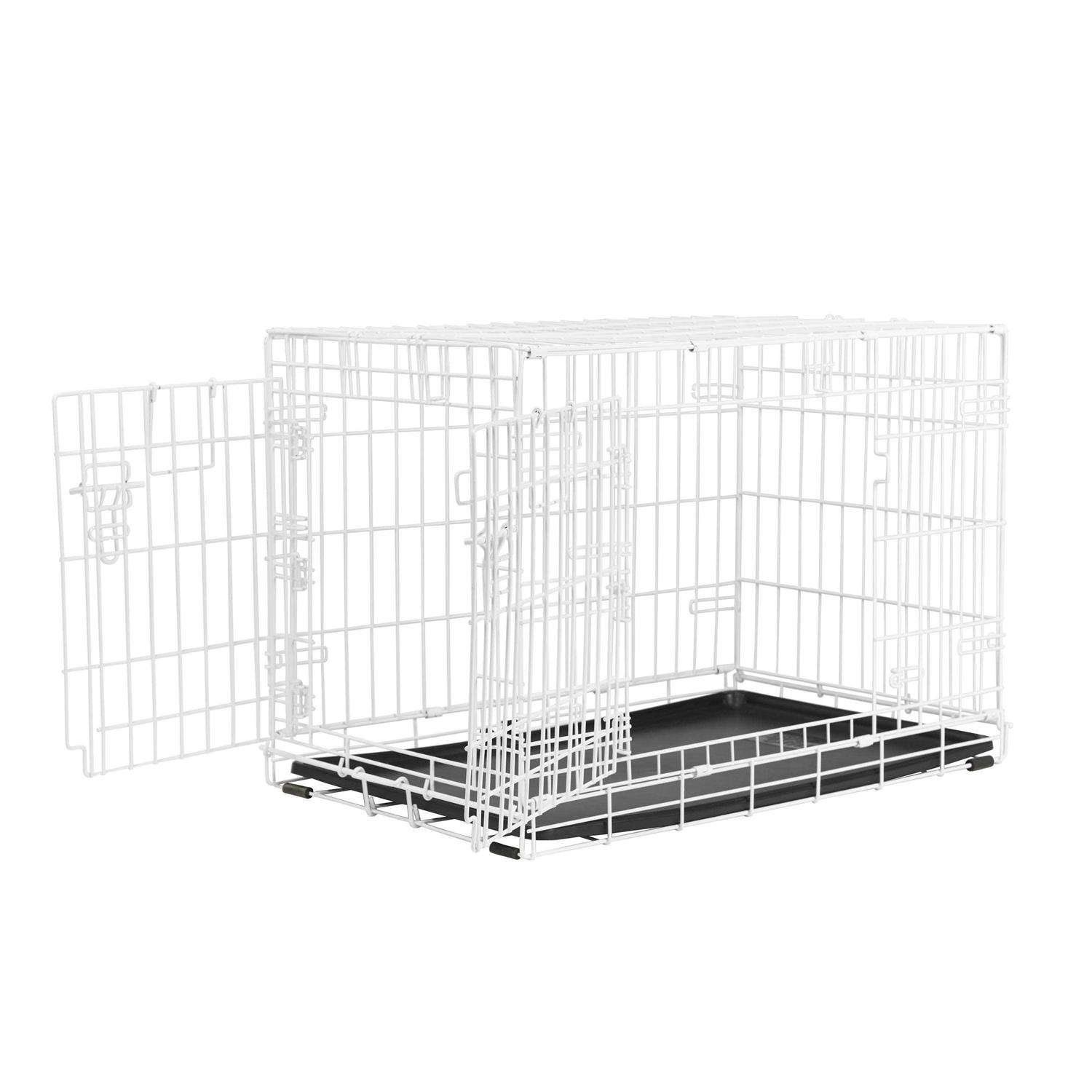 Alternative view of EveryYay White 2-Door Dog Crate H