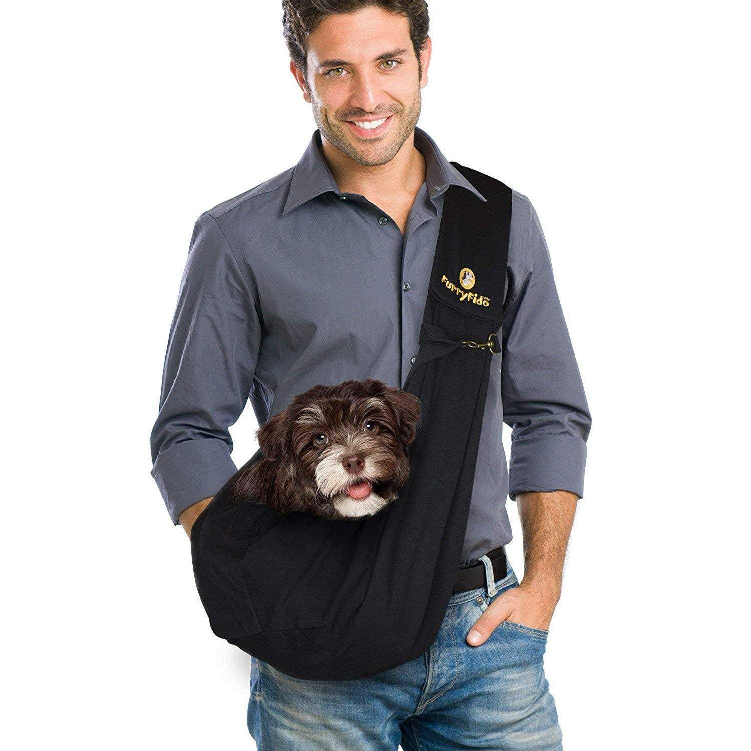 Alternative view of Furry Fido Pet Sling
