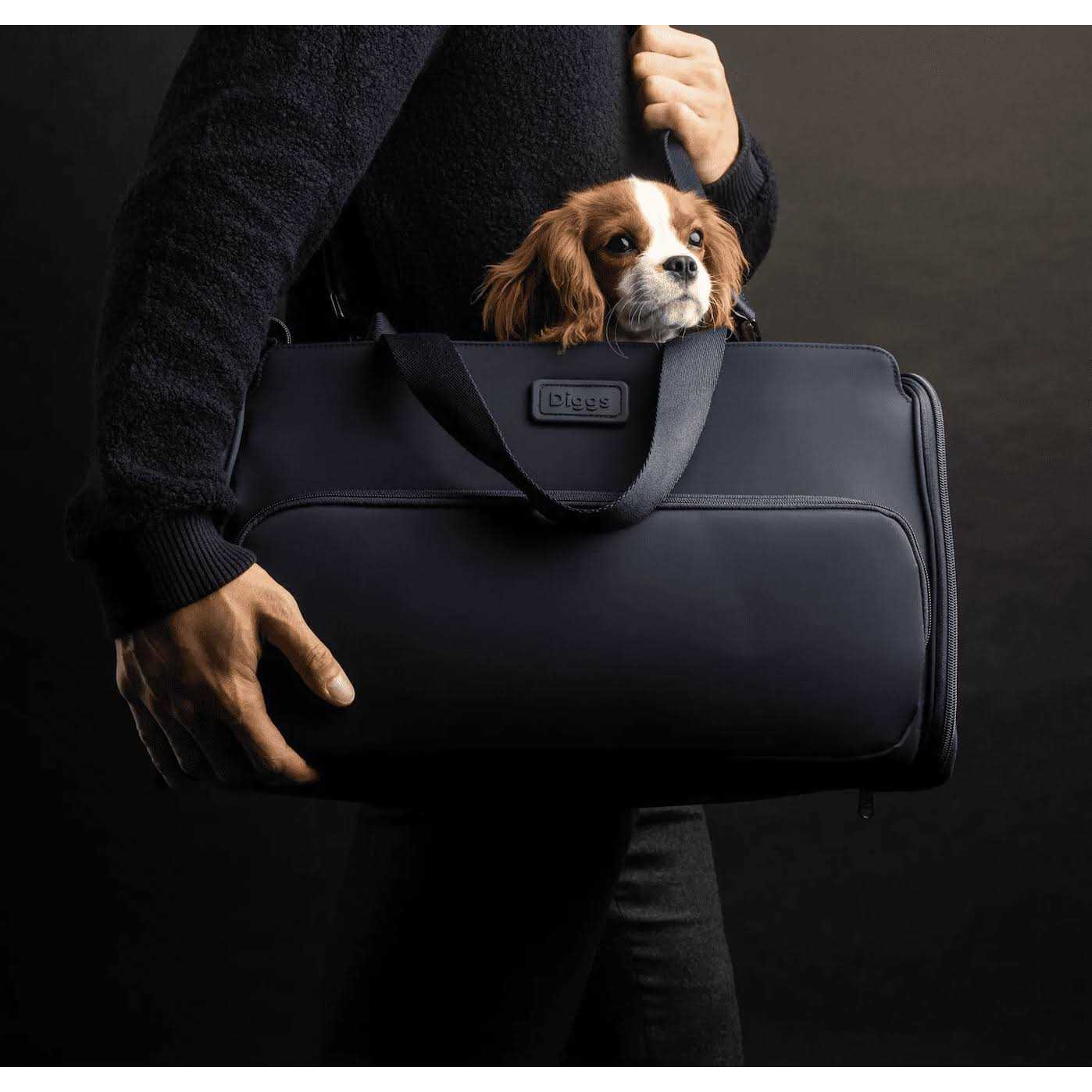 Alternative view of Diggs Travel Pet Carrier for Small Dogs and Cats, Plane, Train, or Car