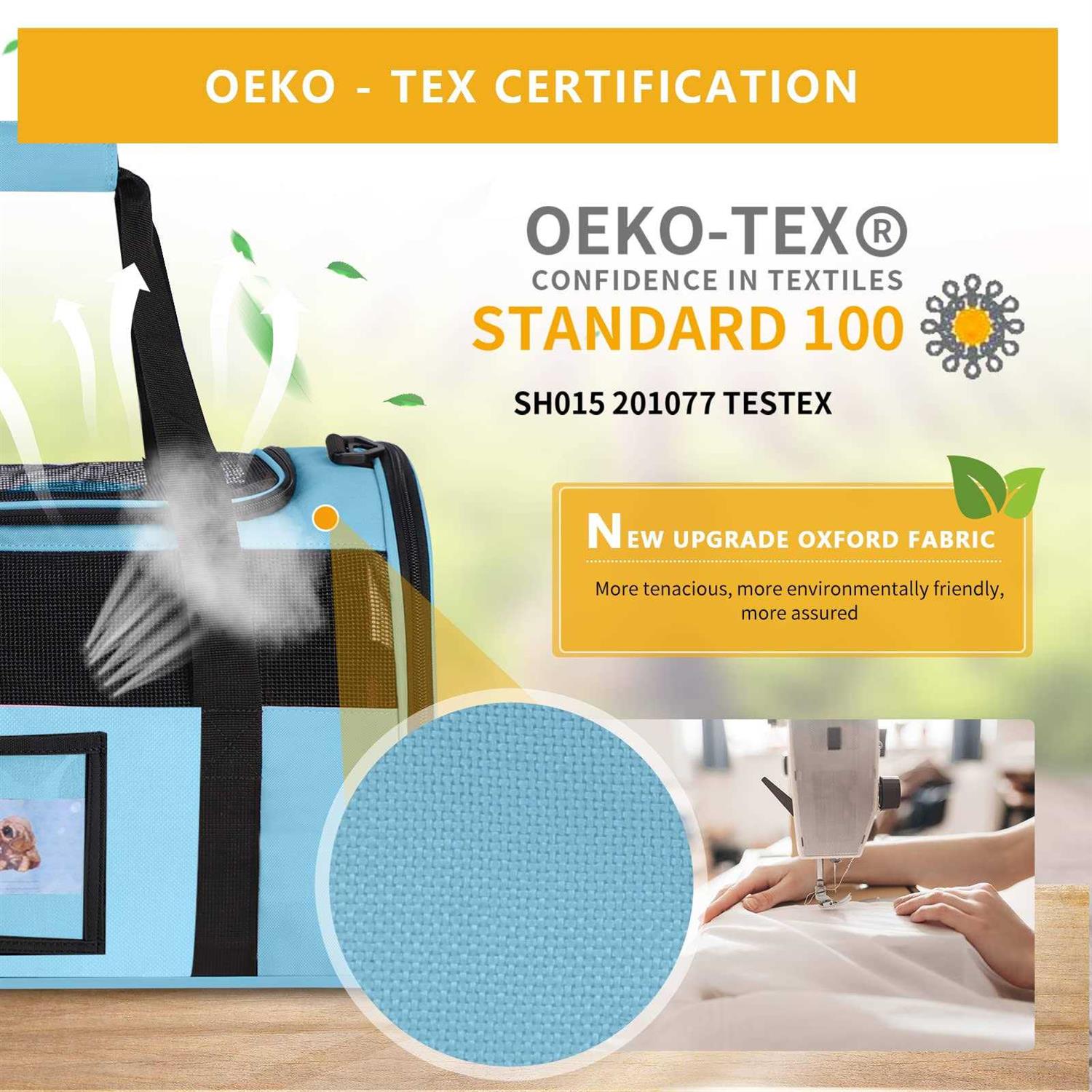 Alternative view of Seclato Cat Carrier Dog Pet Carrier Airline Approved for Cat