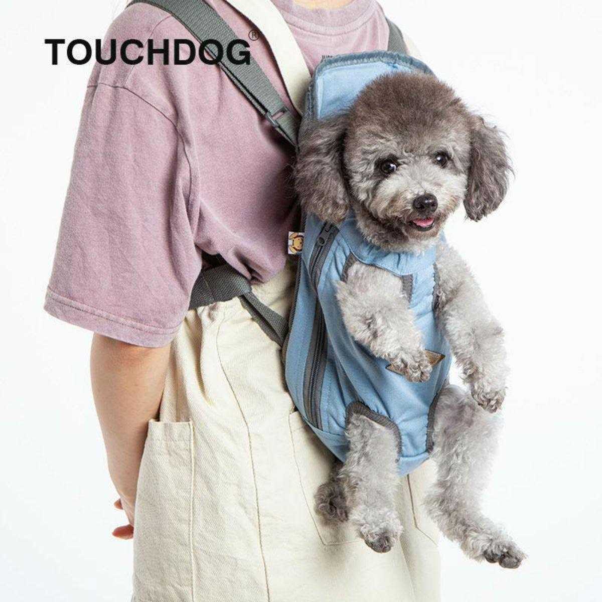 Alternative view of Touchdog Wiggle-Sack Fashion Designer Front and Backpack Dog Carrier