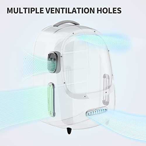 Alternative view of PETKIT Cat Backpack Carrier with Inbuilt Fan & Light