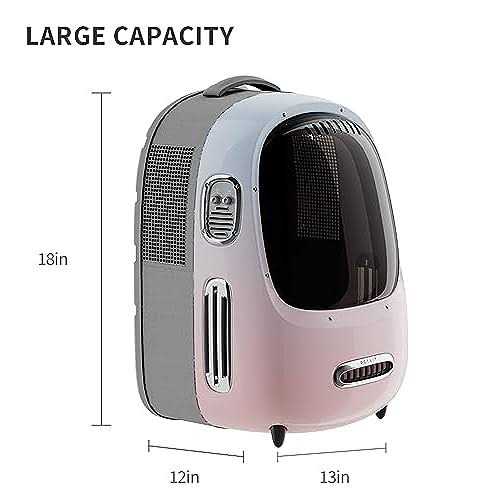 Alternative view of PETKIT Cat Backpack Carrier with Inbuilt Fan & Light