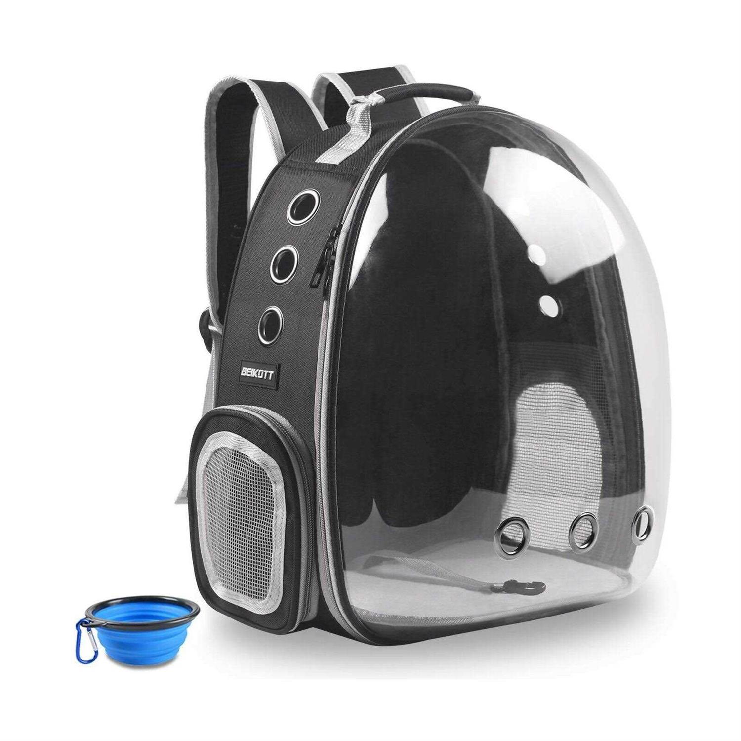 Alternative view of BEIKOTT Cat Backpack Carriers Bag Dog Backpack Pet Bubble for Small Cats Puppies Dogs Bunny