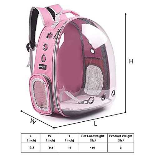 Alternative view of BEIKOTT Cat Backpack Carriers Bag Dog Backpack Pet Bubble for Small Cats Puppies Dogs Bunny