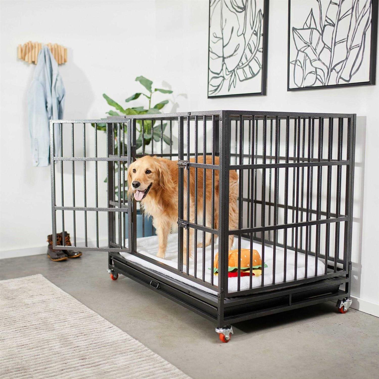 Alternative view of Frisco Ultimate Heavy Duty Steel Metal Single Door Dog Crate