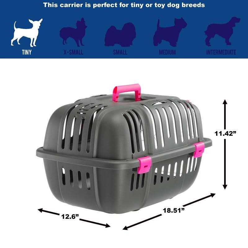 Alternative view of Ferplast Jet Pet Carrier Value Dog Carrier Suitable for XS Dog Breeds & Small Cats