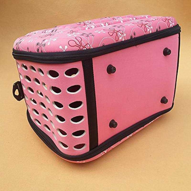 Alternative view of Petall Foldable Pet Dog Carrier Cage Collapsible Travel Kennel Portable Pet Carrier Outdoor Shoulder Bag for Puppy Dog Cat