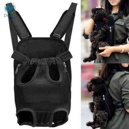 Alternative view of Deago Outdoor Legs Out Front Pet Dog Puppy Cat Carrier Backpack Tote Holder Bag Sling