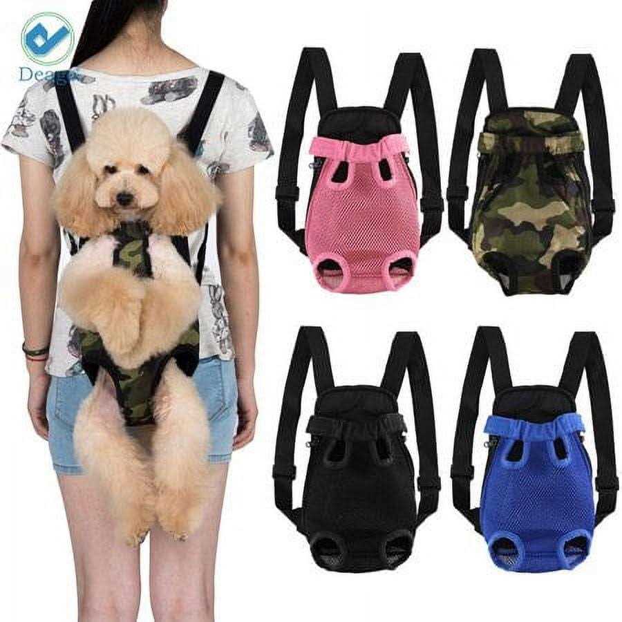 Alternative view of Deago Outdoor Legs Out Front Pet Dog Puppy Cat Carrier Backpack Tote Holder Bag Sling