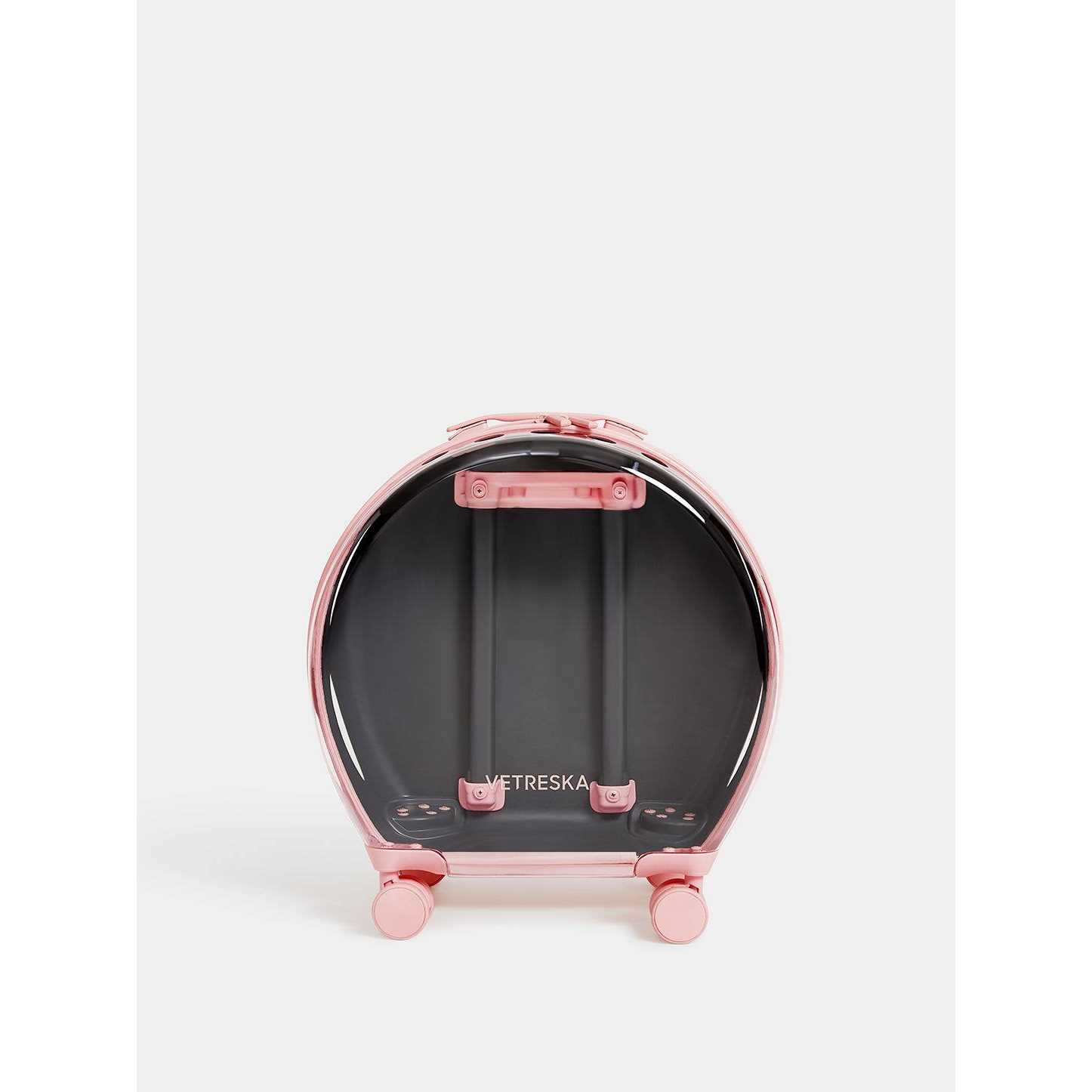 Vetreska Bubble Pet Carrier Pink Color Block